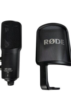 RØDE NT-USB Studio Condenser Microphone + InnoGear Low Profile Boom Arm